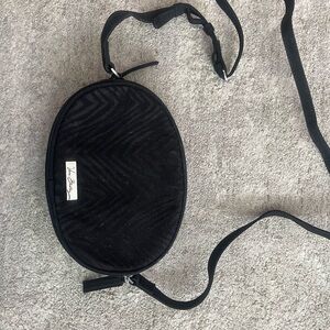 Vera Bradley Chic Black Oval Crossbody Bag